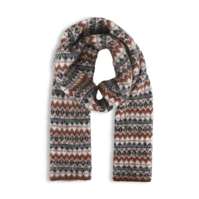 totes toasties® Mens Hat & Scarf Gift Set Brown / Beige Extra Image 3